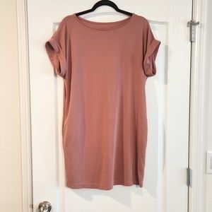 Rose Pink T-Shirt Dress